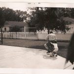 Dad hogging Judy’s bike 1967