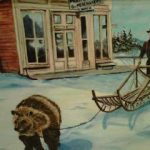 Hopepaintingmansleighbear