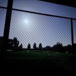 ball park, moon, fence, Richland, MI